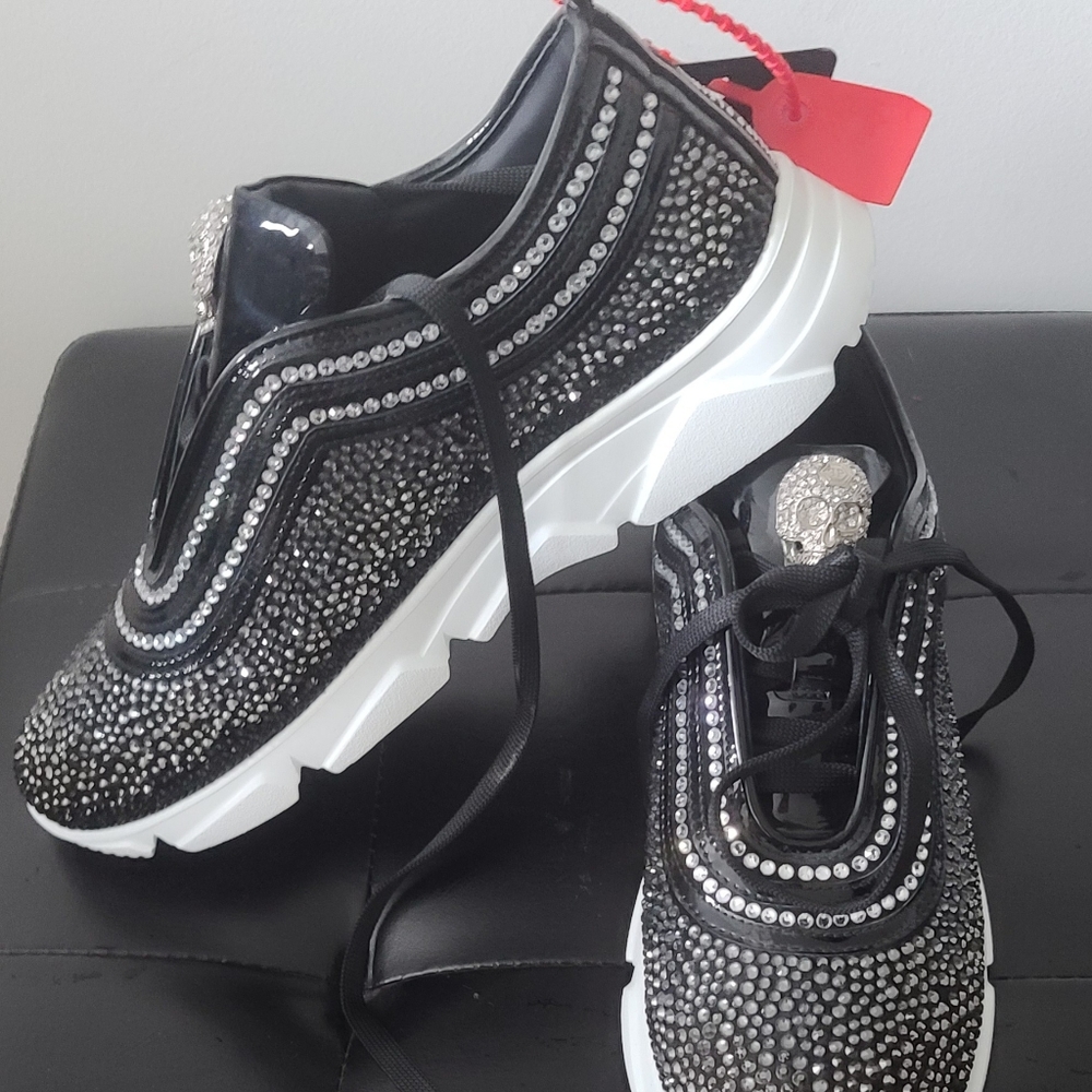 Divine Swarovski Crystal PP Tennis Shoes